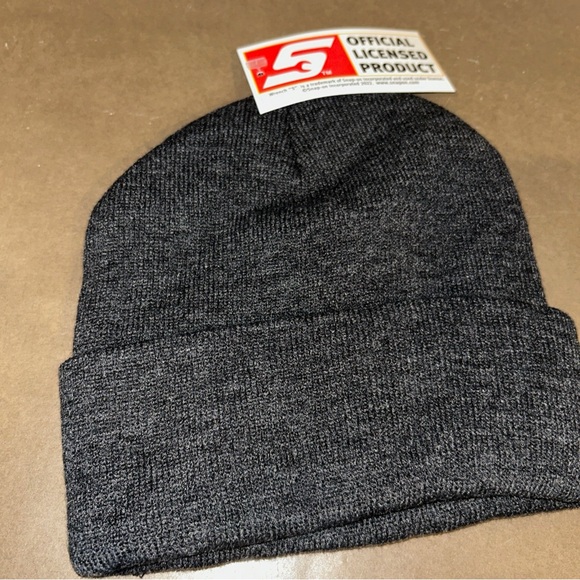 Snap-on Black Beanie Hat 8 available - Picture 2 of 2